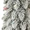 4ft. Pre-Lit Flocked Alpine Artificial Christmas Tree, Multicolor Lights